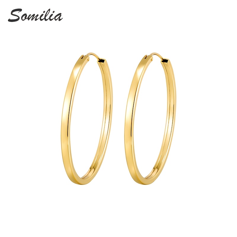 Women's Simple Low Sensitivity Earrings, Designer Gift
